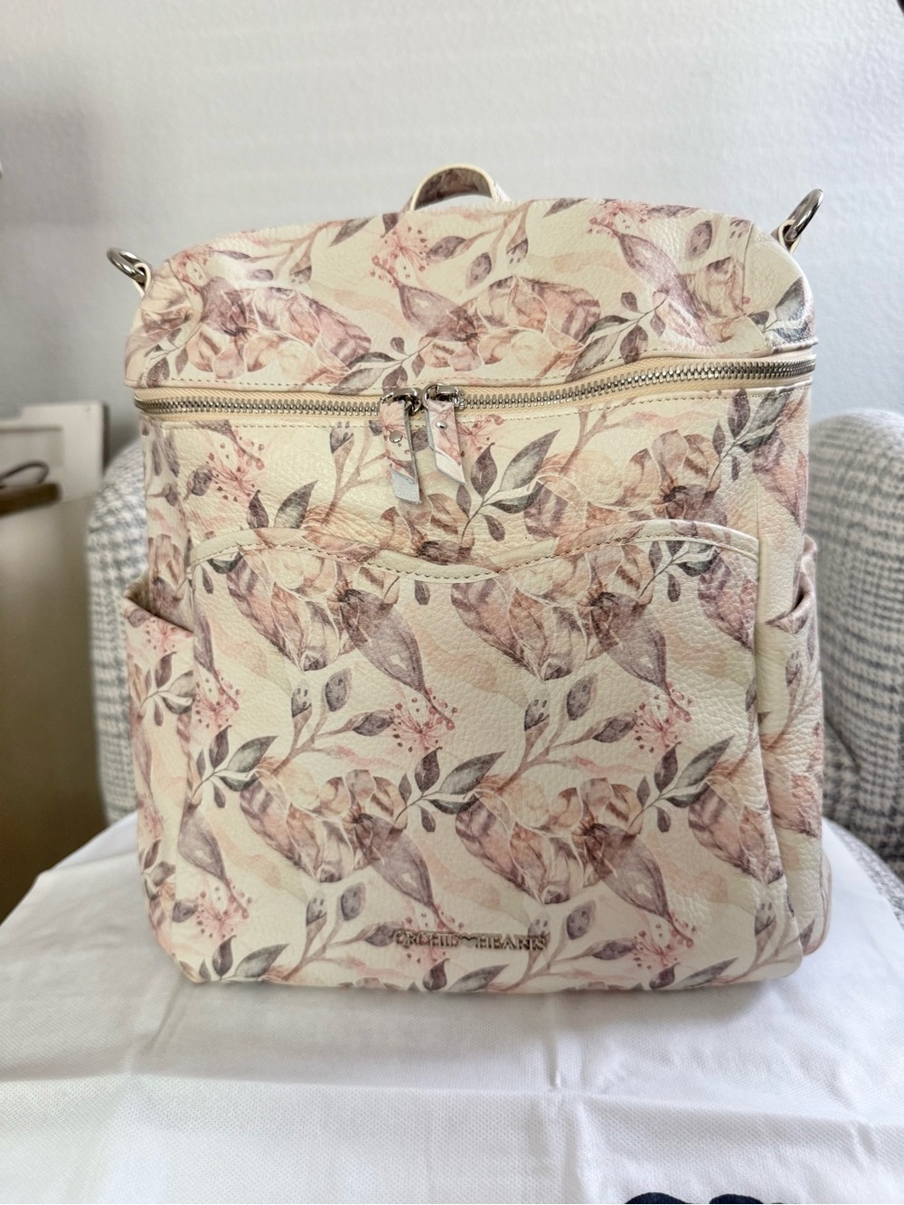 Orchid Hearts x The Nurturing Elephant Milan Diaper Bag